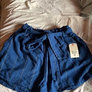 BILLABONG- Pin Stripe Paperbag Shorts 🌊